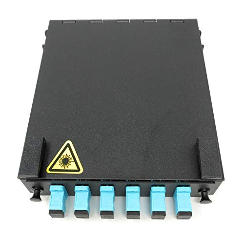Support Mural Fibre Optique Ultra Spec Cables - 6 Ports SC-UPC OM3 Avec Bobine Et Panneau LGX