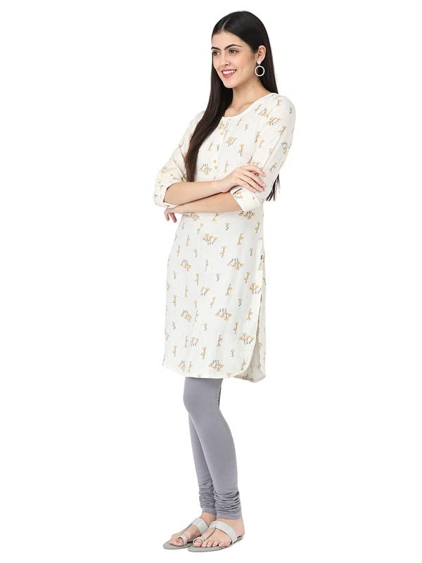 Image of Robinbosky Cotton Churidhar Leggings for Women - Stylish, Stretchable & Flattering Fit for All-Day Comfort