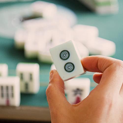 Ainichi Mahjong Game Set - Mini Mah Game - Portable Majiang Set With Dices, Traditional Mah Jongg Games For Family Game Night #TOP1