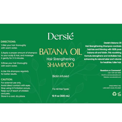 Image of Dersie Batana Oil Shampoo (10 fl oz)
