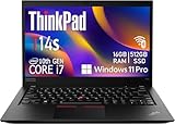 Lenovo ThinkPad T14s Gen 1 - computadora portátil FHD de 14 pulgadas, Intel Core i7-10610U, 16 GB DDR4 RAM, 512 GB SSD,...