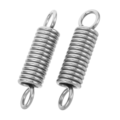 EPIGEIST 2 pezzi Molle di Sospensione in Acciaio Inossidabile per Amache e Sedie Sospensione da Resistenza Agli Urti e Allungamento per Uso Esterno e Giardino