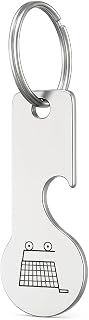 Trolley Coin Keychain – Supermarket Shopping Cart Token Key Ring,Small Aldi Quarter Holder Keychain