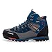 Produktbild HAOLIN Outdoor Big Size wasserdichte Wanderschuhe Für Männer Wildleder Leder Atmungsaktive Trekking Sneakers Mountain Boots Anti-Rutsch-Sneakers,Blue-40