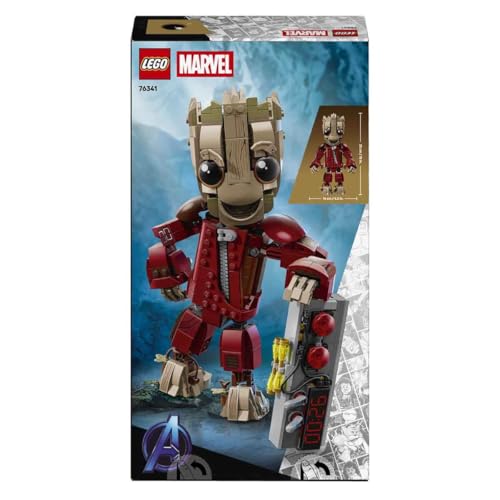 Image of LEGO 76341 Marvel Space Pirate Ravengers Jumpsuit Groot Toy Birthday Present Blocks Boys Girls Children 10 11 12 Elementary School Space Battle Robot