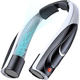 Tenvolti Portable Neck Fan - 6000mAh Rechargeable Personal Fan with 6 Speeds, 360° Cooling Surround Airflow, 20H Long Battery Life Hands-Free Wearable Fan for Outdoor Travel, Office, and Sports