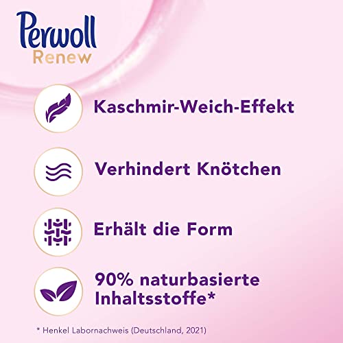 Perwoll Renew Wolle Flüssigwaschmittel für Wolle, Kaschmir und Seide