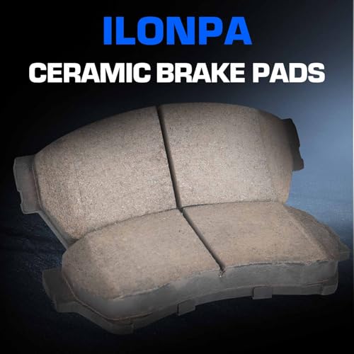 ILONPA Front Rear Ceramic Disc Brake Pads Set for Acura TL 1999-2008, CL 2001-2003, RL 1999-2004 8PCS (With Hardware) by ILONPA - Image 2