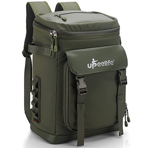 Cooler Backpack, 42 Cans Backpack Cooler Leak Proof, Insulated Cooler Bag Picnic Backpack Soft Lightweight Ice Chest Backpack Lunch Backpack For Camping, Hiking, Beach (Green) #TOP1