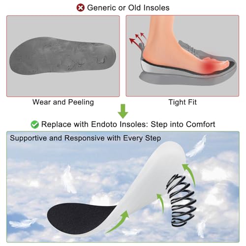 Plantillas Endoto para zapatillas Hoka Hombre y Mujer EU39 miniatura 3
