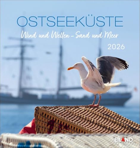 Ostseeküste Postkartenkalender 2026 - Wind und Wellen...
