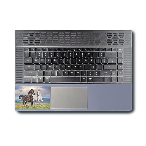 Image of MightySkins Skin Compatible with Alienware X16 R1 (2023) Full Wrap Kit - Horse Contrast | Protective, Durable, and Unique Vinyl Decal wrap Cover | Easy to Apply & Change Styles | Made in The USA