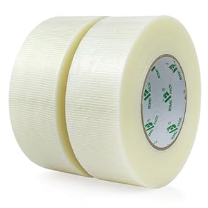 BOMEI PACK 2 Rollen Transparentes Klebeband