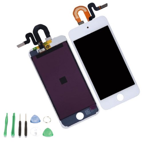 Front LCD Touch Screen Digitizer Assembly for iPod touch 5th Gen (White Color)