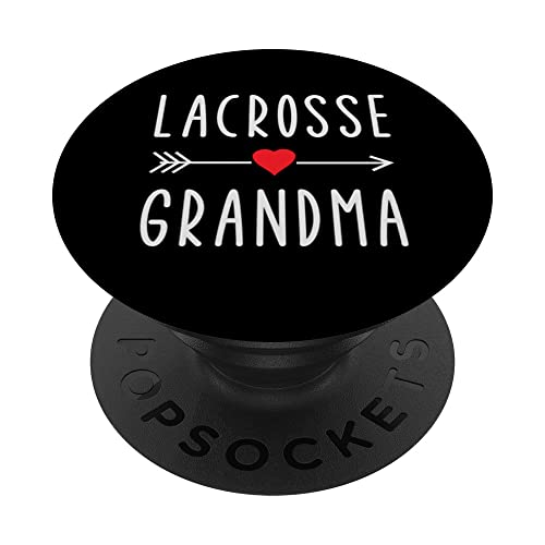 Lacrosse Grandma Funny LAX Lovers Regalo para Lacrosse Grandma PopSockets PopGrip Intercambiable