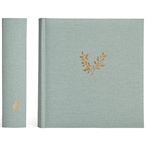 Luxury Linen Photo Album With Acid Free Pockets, Traditional Book Bound With Hard Cover, 200 Pockets For 4X6 Photos, Photo Book For Wedding, Family Pictures, Gifts, Anniversary Or Baby Shower #TOP24