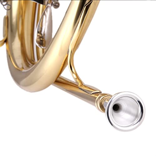 Alfaal B Flat Four-Button Single Row Lacquered Gold Horn Professional French Horn #TOP4