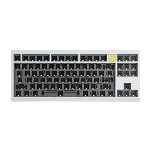 Generic Leo80 QMK Mechanical Keyboard Kit (White)
