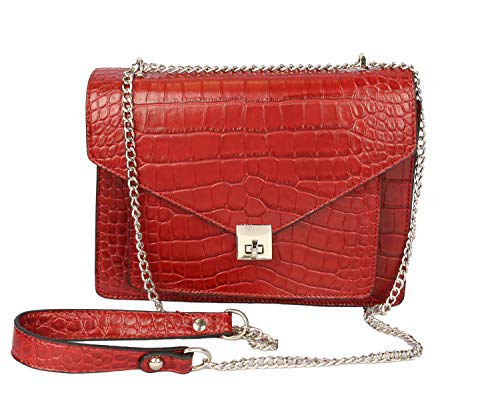 Flora& Co 9548 - Bolso bandolera para mujer, color Rojo, talla Einheitsgröße