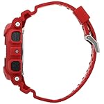 Casio-Mens-G-Shock-GA100B-4A-Red-Polyurethane-Analog-Quartz-Sport-Watch