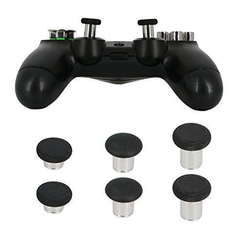 Magnetic Metal Bullet Buttons for PS4 Controller, YTTL Replacement Accessories Thumbsticks Thumb Grips Analog Stick + ABXY + D-pad for PS4 PS4 Slim/Pro games System Controller - Thumbnail 6