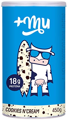 Pote Proteína Mais Mu CookiesNCream, Mais Mu, 450g 1 Pote Proteína Mais Mu CookiesNCream, Mais Mu, 450g