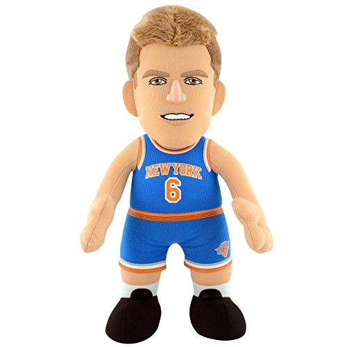 NBA New York Knicks Kristaps Porzingis Plush Figure, 10-inch, White by Bleacher Creatures