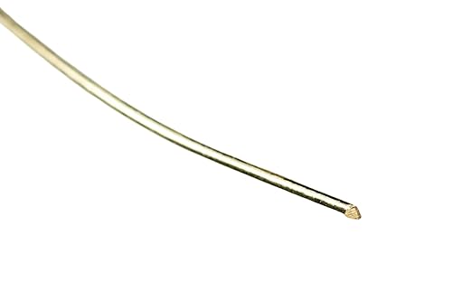 Alambre de soldadura de 3 pulgadas de oro amarillo de 14 quilates, calibre medio 22, sin cadmio por CRAFT WIRE