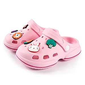 Casazoe Toddler Kids Boys Girls Cute Garden Clogs Water Sandals Slip On Shoes Slipper Slides Lightweight Outdoor Summer Infant Children Beach Pool Play Shoes (Baby/Toddler Kids)