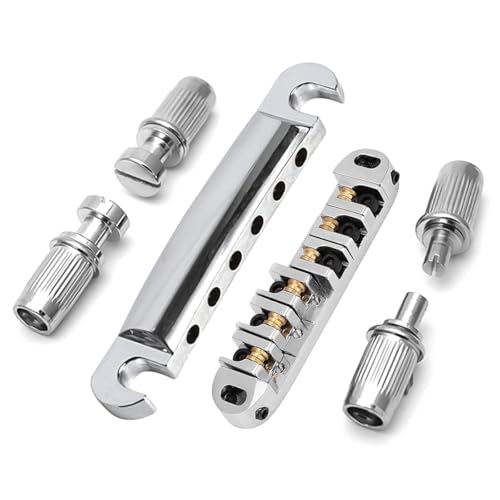 CENPEK Puente de Guitarra eléctrica, sillín LP de 6 Cuerdas con Pernos, Accesorios de Montaje para Piezas de Repuesto Epiphone Les Paul