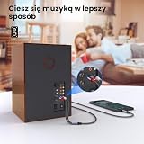 Adapter audio stereo MOSWAG 3,5 mm kabel koncentryczny do wtyczki 2RCA, kabel w oplocie AUX-Cinch-Y-Nylon z podwójn? poz?acan? os?on? do smartfona, tabletu, g?o?nika, telewizora HD