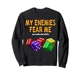 My Enemies Fear Me, as I Roll a Lot of Seises. Para jugadores de mesa o guerra jugando en la mesa. Los dados de la suerte rodan gana juegos. Los grandes jugadores crean su propia suerte. Juegos de mesa, Wargaming, My Enemies Fear Me, Roll 6's Funny. Mucho rodante.