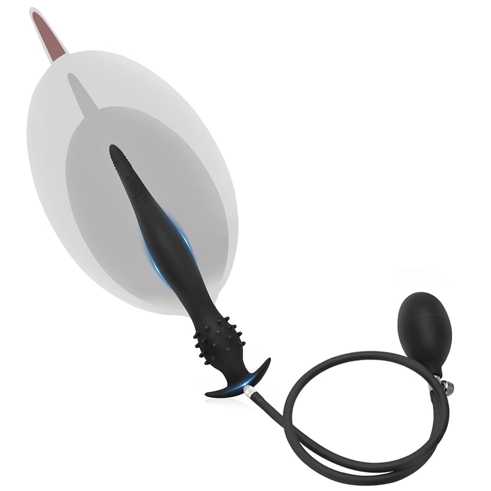 BDSMAGE Plug anale gonfiabile, Dildo Anal Plug in Donne Uomo, Analesex Plug Anale-Dilatatore, Anal Plug Coppie, Plug Anali Silicone, Sex Toys per coppie principianti professionali