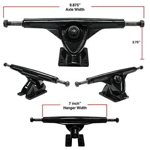 Yocaher Longboard Truck & Wheel Combo