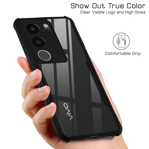Image of Jkobi Back Case Cover for Vivo V29 | Vivo V29 Pro 5G (Shockproof with Polycarbonate Clear Panel)