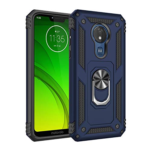 Rebex Motorola G7 Power Case Cover,Moto G7 Supra Case,Tough Heavy Protective 360 Metal