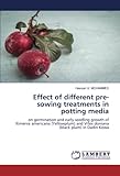Effect of different pre-sowing treatments in potting media: on germination and early seedling growth of Ximenia americana (Yellowplum) and Vitex doniana (black plum) in Dadin Kowa