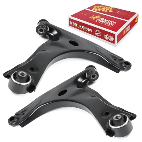 Metrix Premium Chassis Parts - Front Left & Right Lower Control Arm w Bushing Assembly Kit Fits 2015-19 Ford Transit-150, 15-19 Transit-250, 15-19 Transit-350, Transit-350 HD RK643406 RK643405