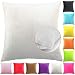 Easondea Federa per Cuscino Fodere per Cuscini Cuscino Copridivano Divano Letto Home Decorazione Auto Federa di Lusso Crema 40X40CM