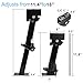 Yesland 2 Pack Trailer Stabilizer Jacks, Telescoping RV Camper Accessories with Adjustment Jack Rod Handle for Travel 450kg(1000 Lbs) Capacity Each, 11.4