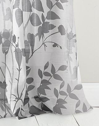 Miniatura 5 de DKNY Cortinas transparentes con textura de paisaje para sala de estar, par de paneles de 50 x 96 pulgadas, lino