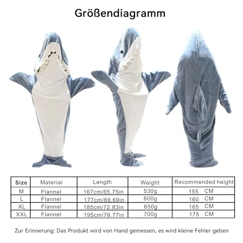 Couverture queue de requin adulte pour soirées cocooning