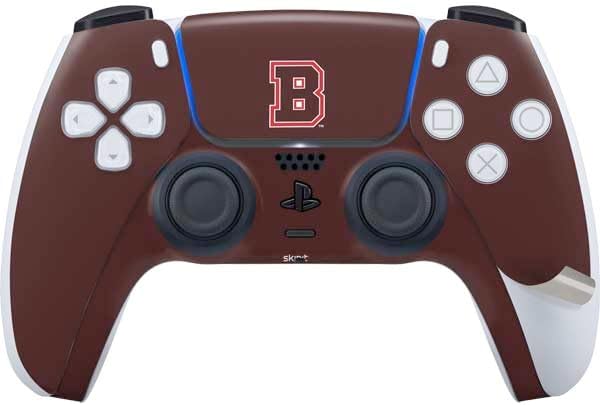 Skinit Decal Gaming Skin Compatible with PS5 Pro Bundle - Officially Licensed Brown University B Logo Design