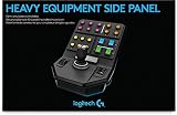 Logitech G Saitek Farm Sim Controller, Farming Simulator z pulpitem sterującym i kontrolerem, 25 programowalnych przycisków, Tempomat, regulacja gwintu śrubowego, złącze USB, PC/Mac/PS4, czarny