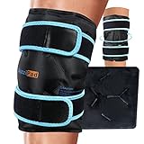 SuzziPad Extra Large Knee Ice Pack Wrap Around Entire Knee After Surgery, XL Ice Knee Wrap with Cold...