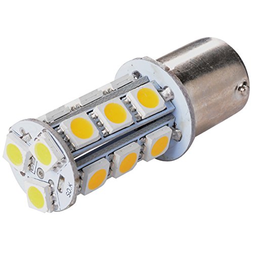 XCSOURCE 10PCS Warm White 1156 BA15S / 1141/1073 / 1095 Base 18 SMD 5050 LED Replacement Bulb for RV Camper SUV MPV Car Turn Tail Signal Brake Backup Light MA241