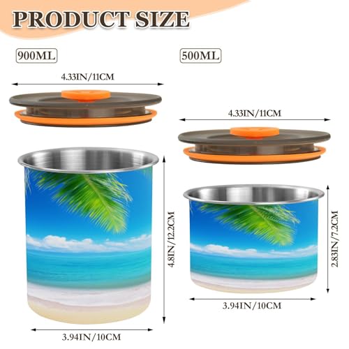 Envase hermético para café acero inoxidable 30oz miniatura 2