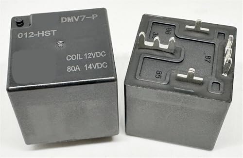 Relé electromecánico DMV7-P 012-HST con conector de 4 pines y 12V