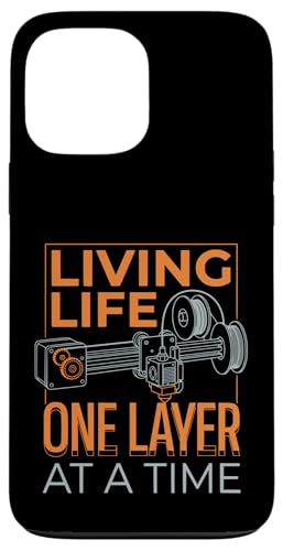 Living Life One Layer At A Time Funny 3D�v�����g�f�U�C�� �X�}�z�P�[�X iPhone 13 Pro Max �p