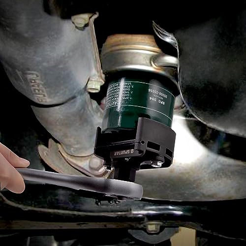Spurtar TFW30712 Adjustable Oil Filter Wrench 2-3/8 To 3-1/8 Inch 60-80Mm Universal Oil Filter Removal Tool 1/2'' Drive Cap Style Oil Filter Tool Perfect Fits Small Medium-Sized Spin-On Oil Filters thumb #6